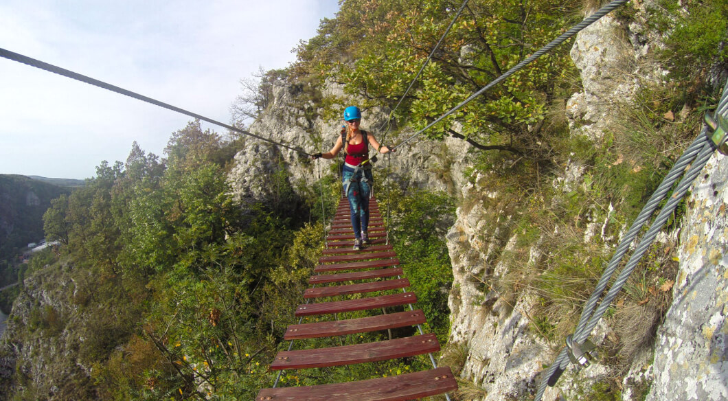 Via Ferrata in Cheile Turzii