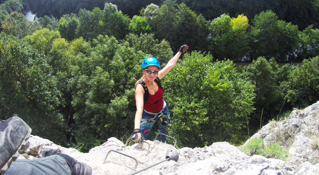 Via Ferrata in Turzii Gorge 