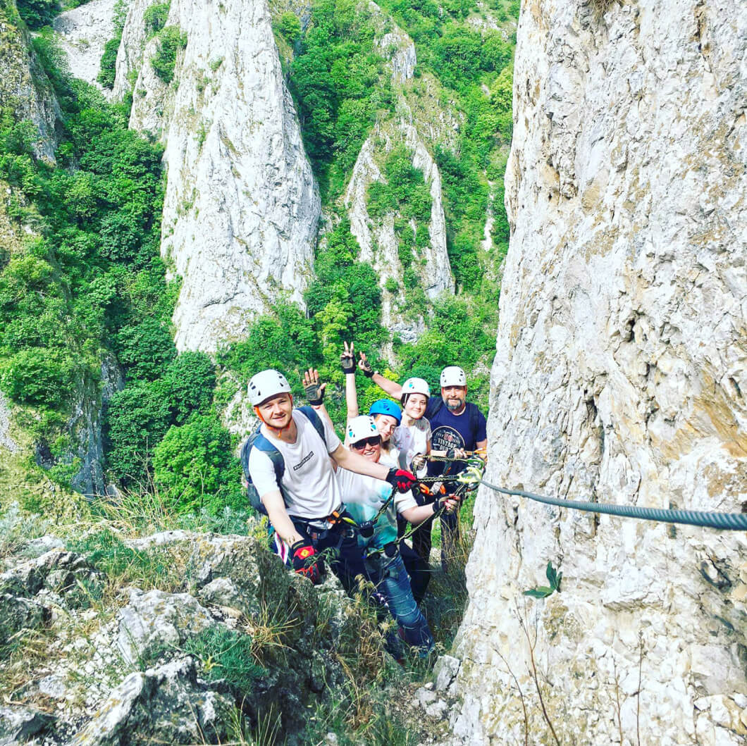 Via Ferrata in Turzii Gorge 